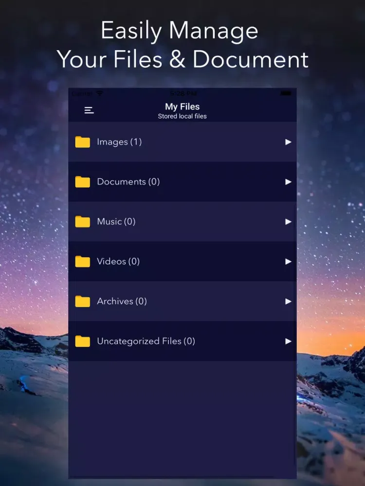 File Manager Document Reader iPad  Screenshots