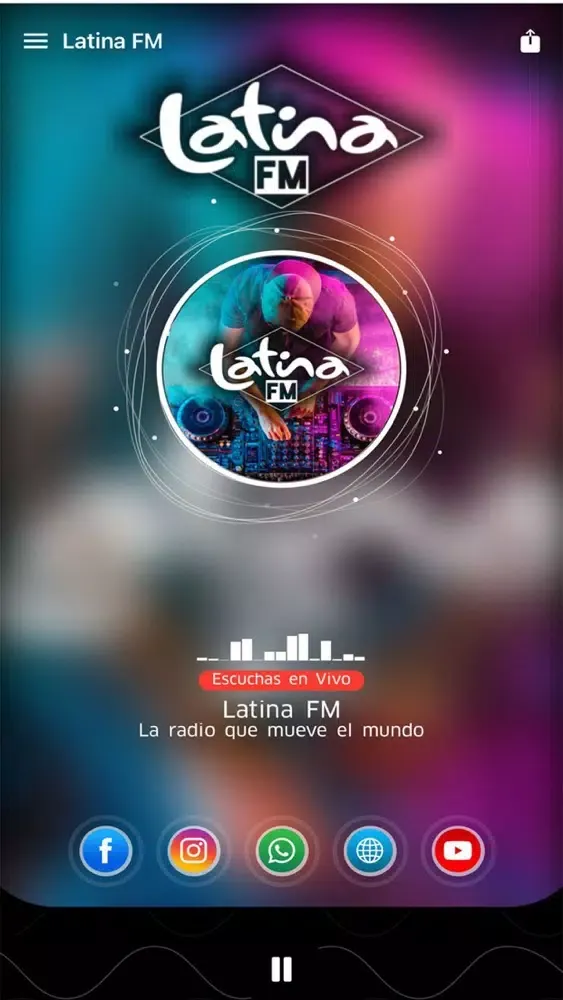Screenshot di Latina FM Online