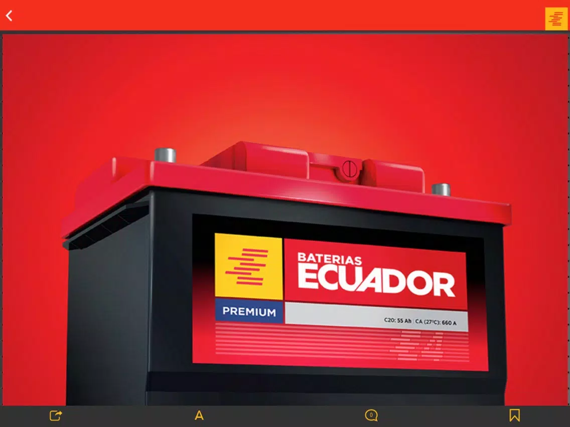 Baterías Ecuador iPad  Screenshots