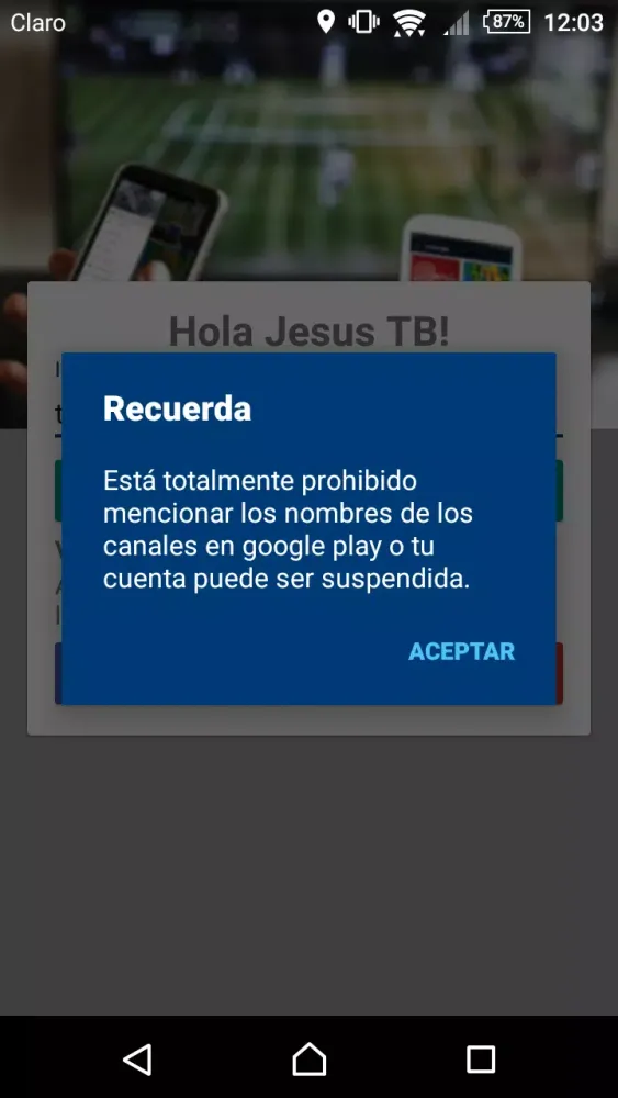 Tangkapan skrin TV INCA PERU