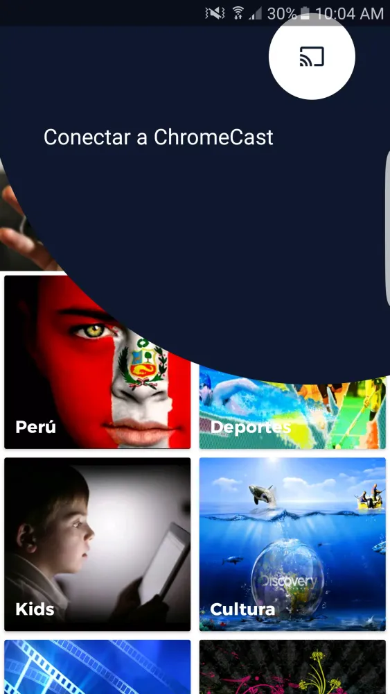 Tangkapan skrin TV INCA PERU