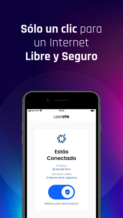 LatinVPN - Segura y confiable应用截图