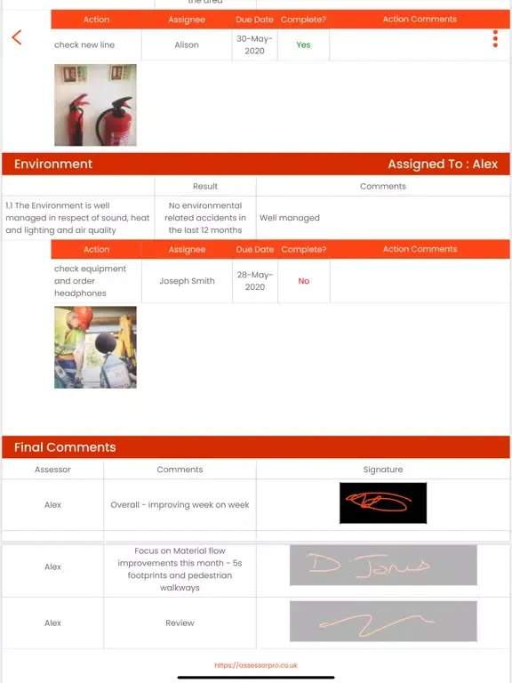 Screenshot di Assessor Pro iPad 