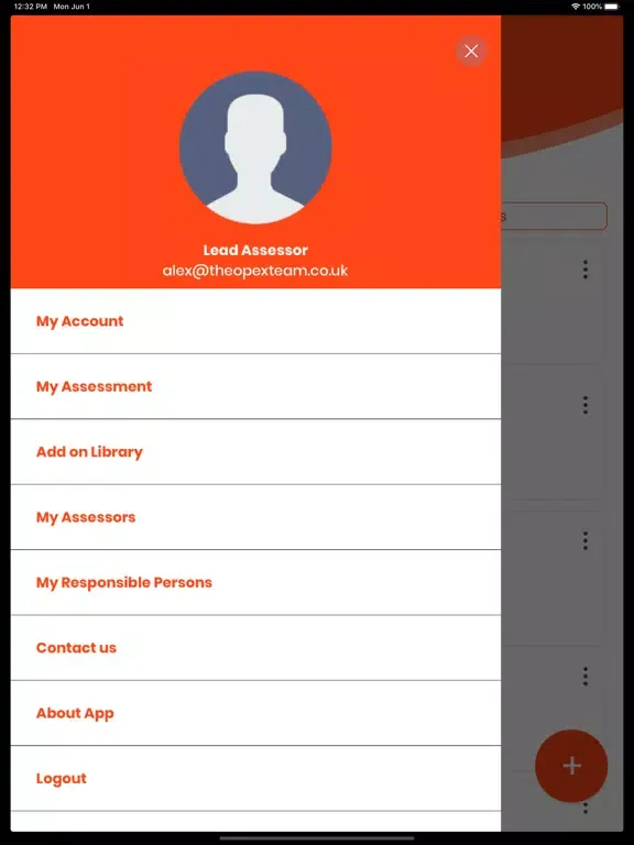 Screenshot di Assessor Pro iPad 
