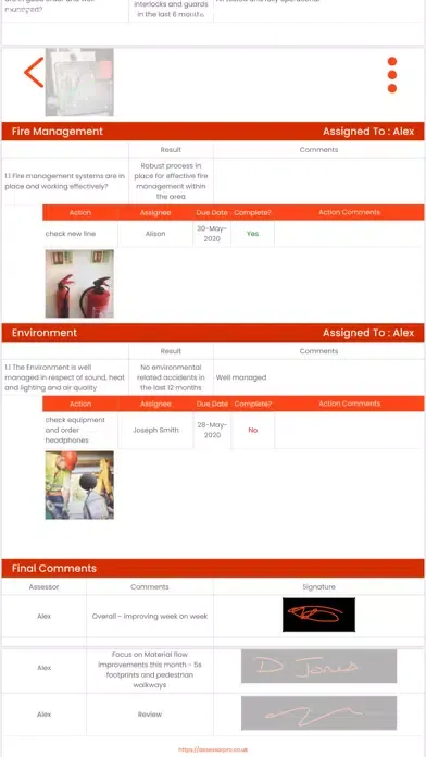 Screenshot di Assessor Pro
