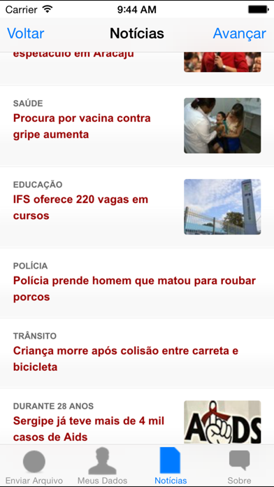 Zrzuty ekranu VOCÊ NA TV SERGIPE