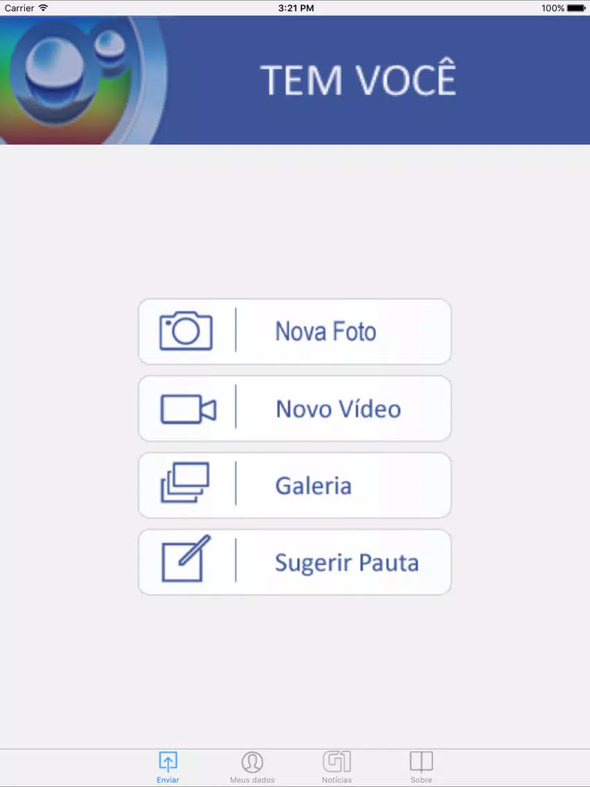 TEM VOCÊ iPad  Screenshots