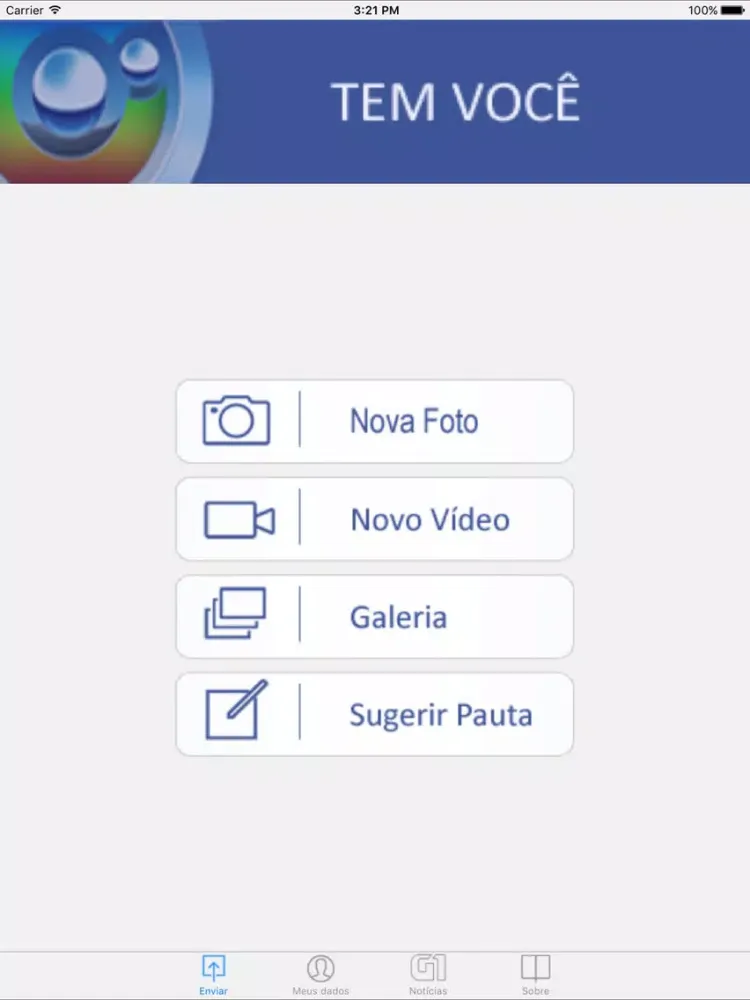 ภาพหน้าจอของ TEM VOCÊ iPad 