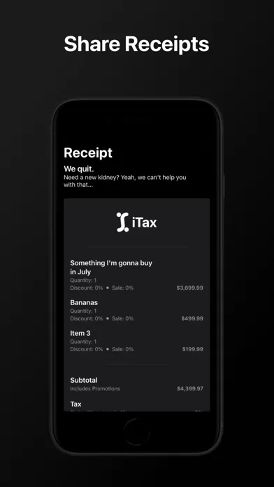 Скриншоты iTax - Cost Calculator