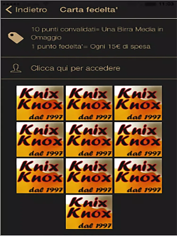 Birreria Knix Knox iPad 스크린샷