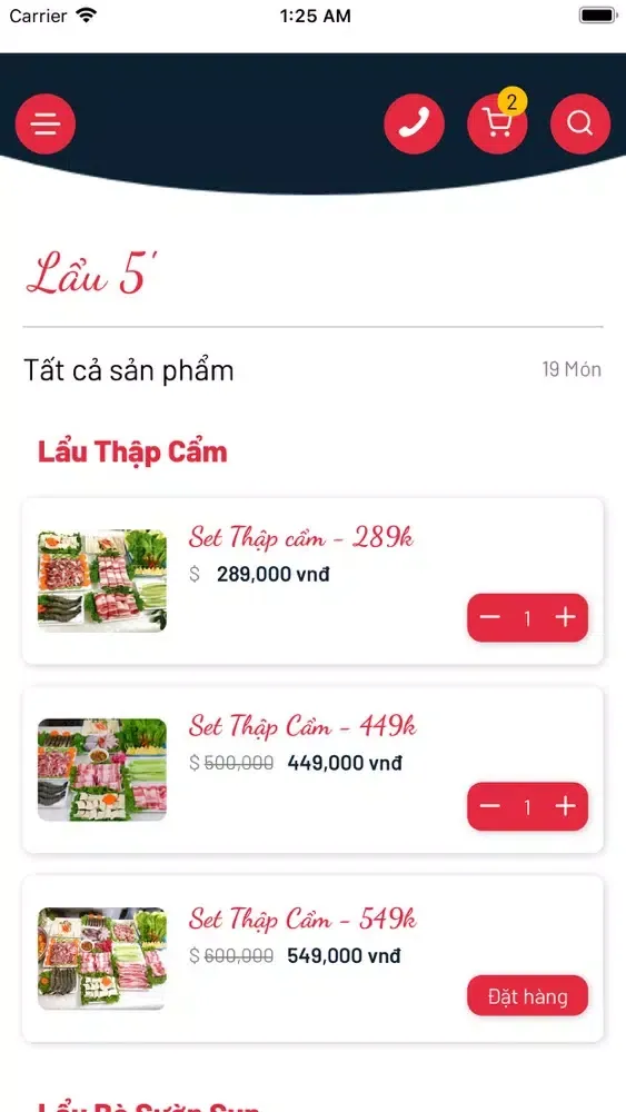 Capturas de pantalla de Lẩu 5 phút