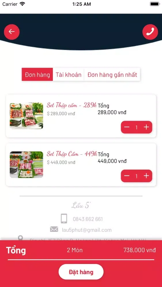 Capturas de pantalla de Lẩu 5 phút