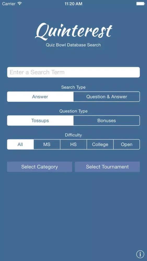 Quinterest Screenshots