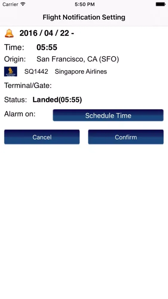 Capturas de pantalla de NY Newark Liberty Airport(EWR) Flight Info