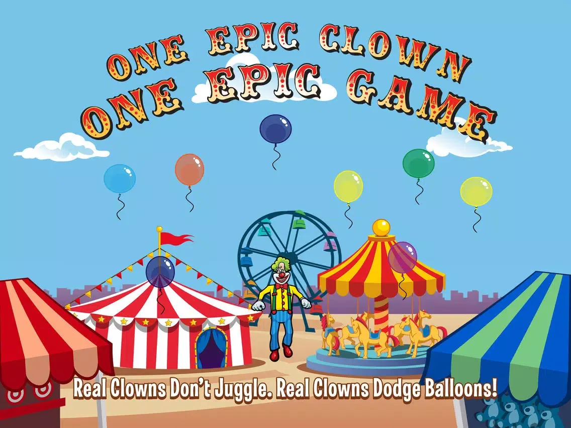 ภาพหน้าจอของ Laugh Clown Professional Balloon Dodger iPad 