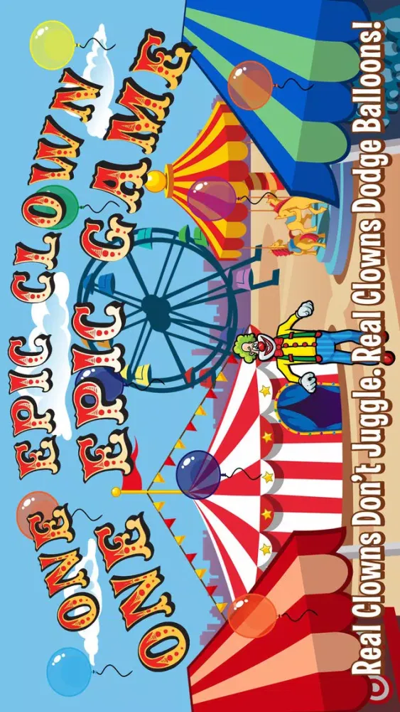 ภาพหน้าจอของ Laugh Clown Professional Balloon Dodger