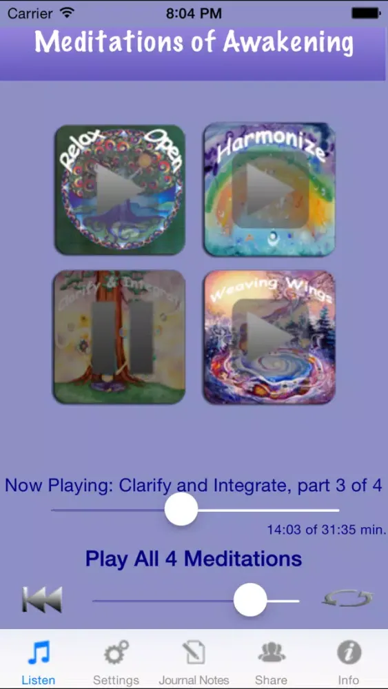 Скриншоты Awakening Guided Meditations