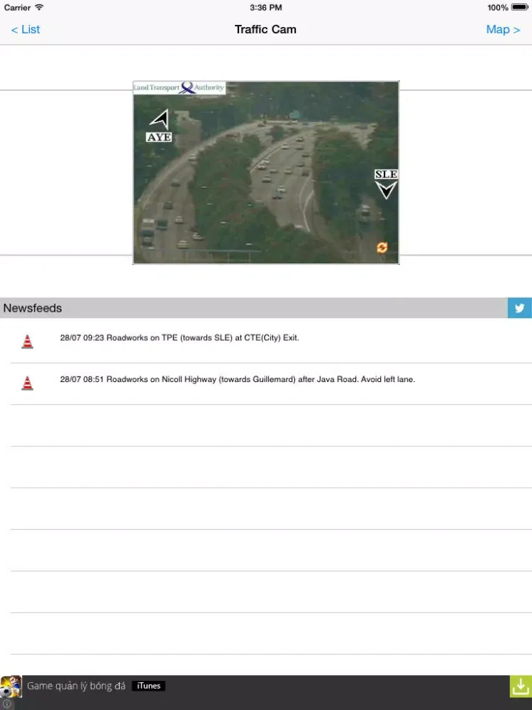 Traffic Cam SG - Traffic Cam in Singapore iPad  Screenshots