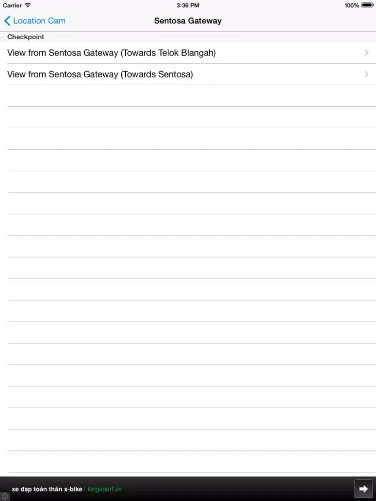 Traffic Cam SG - Traffic Cam in Singapore iPad  Screenshots