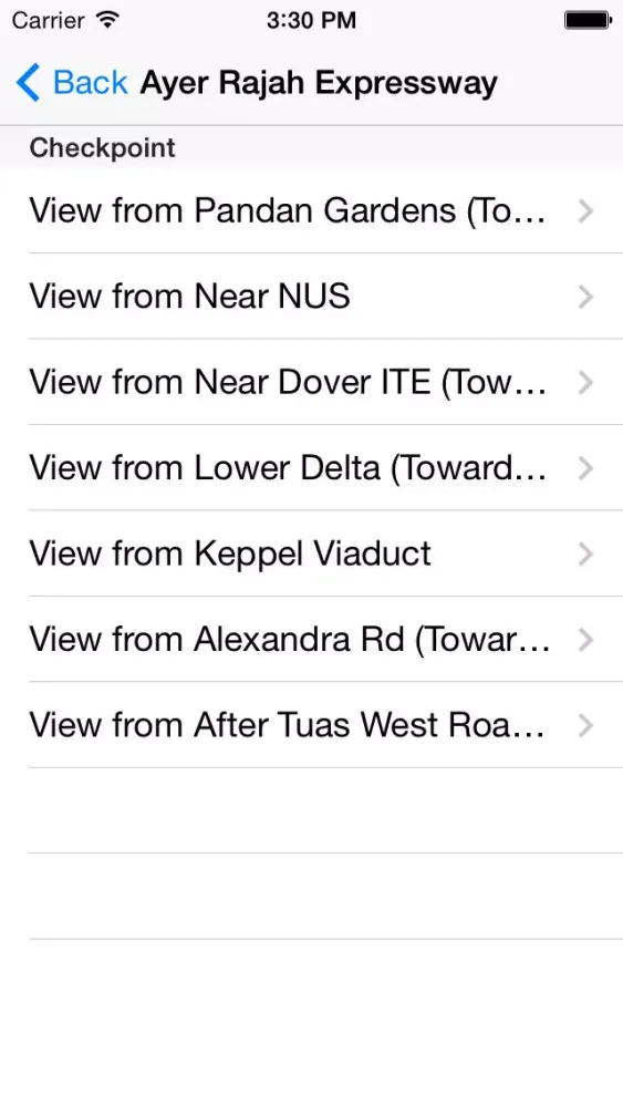 Traffic Cam SG - Traffic Cam in Singapore Screenshots