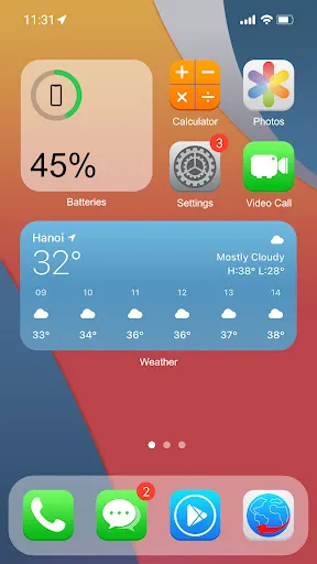 Phone 15 Launcher, OS 17 Ekran Görüntüleri