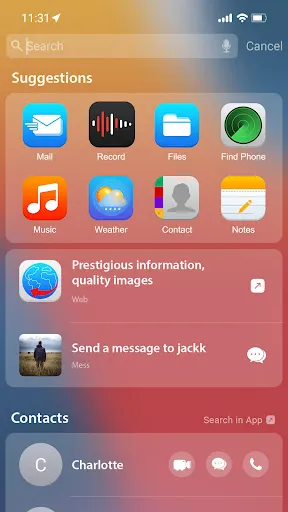 Phone 15 Launcher, OS 17 Ekran Görüntüleri