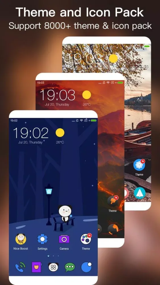 Capturas de tela do Nice Launcher