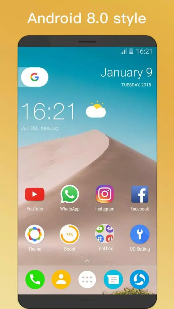 Zrzuty ekranu OO Launcher
