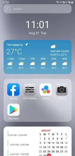 Скриншоты OS14 Launcher, App Lib, i OS14