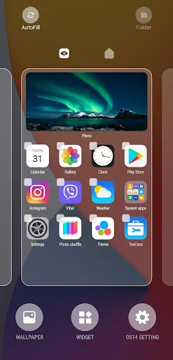 Скриншоты OS14 Launcher, App Lib, i OS14