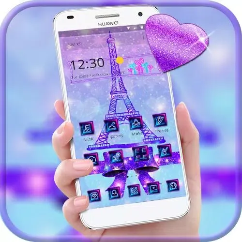Classy Paris Hug Eiffel Theme Screenshots