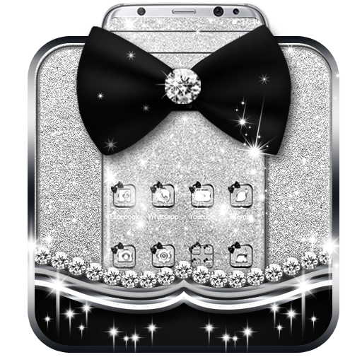 Shiny Black Bow Theme Shiny Black Bow Theme