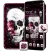 Pink Glitter skull Theme