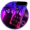 Neon Mask Man Launcher Theme ?