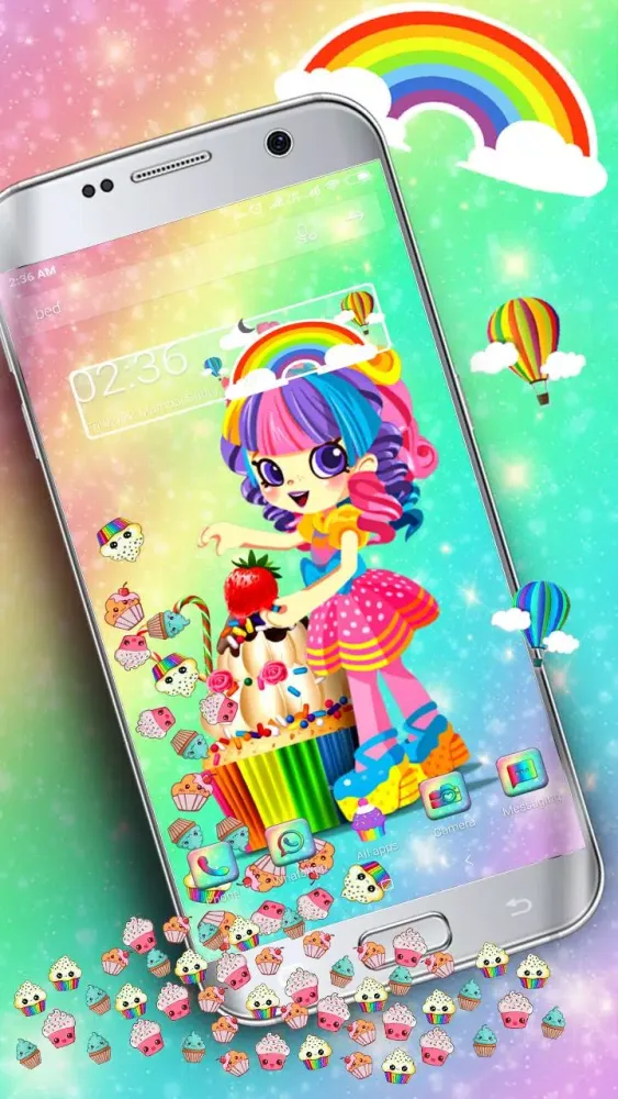 Sweet Cupcake Delightful Girl Gravity Theme Screenshots