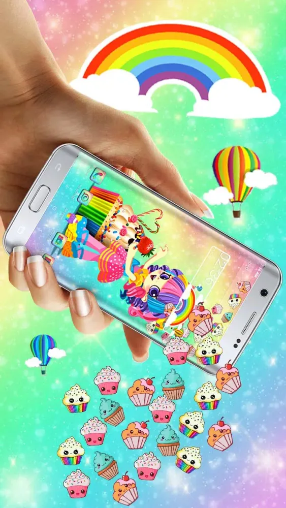 Sweet Cupcake Delightful Girl Gravity Theme Screenshots