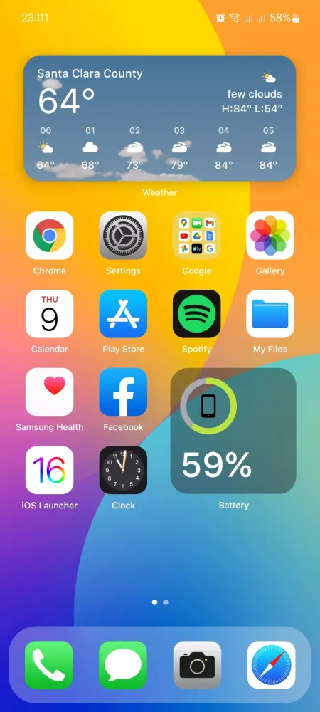 Screenshot di Launcher iPhone 16 Pro