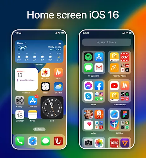 Captures d'écran de Launcher OS17 - iLauncher