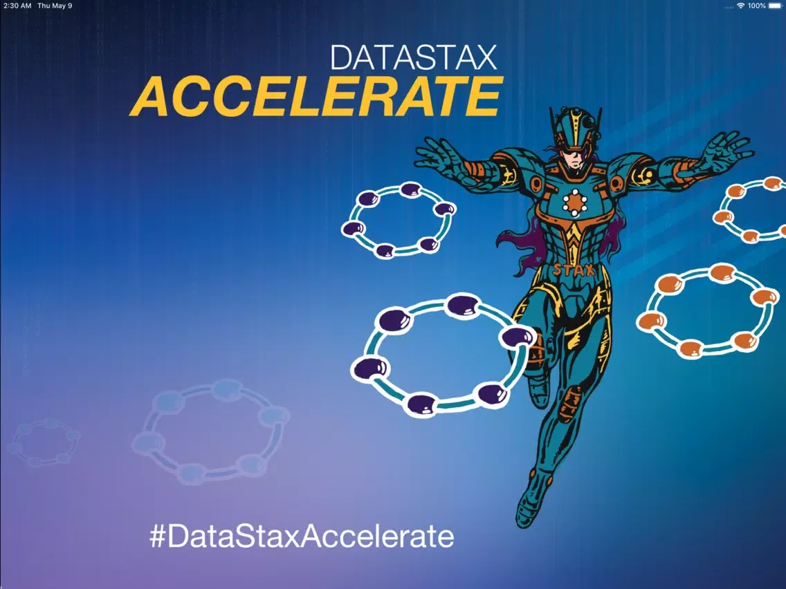 Capturas de pantalla de DataStax Accelerate 2019 iPad 