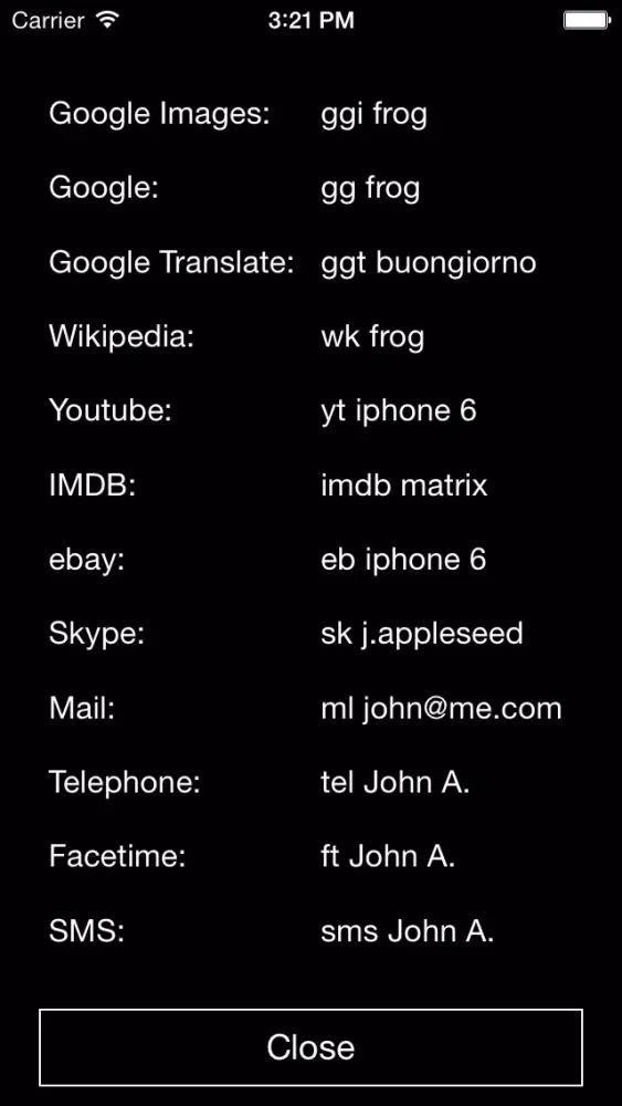 Screenshot di Launchit