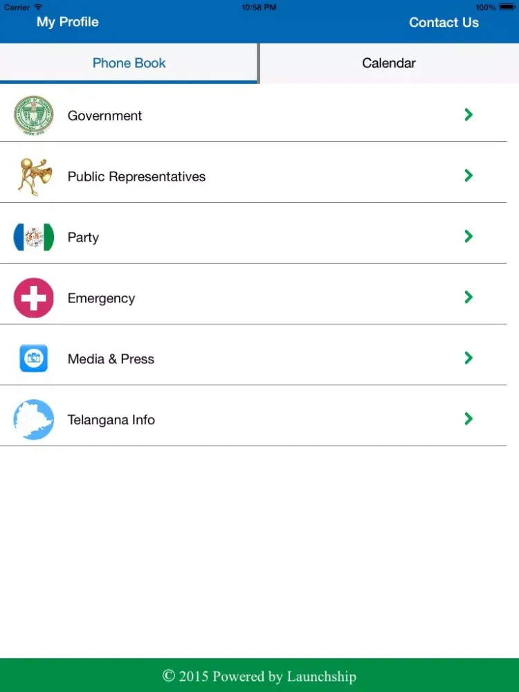 تصاویر YSRCP Diary 2015 iPad 