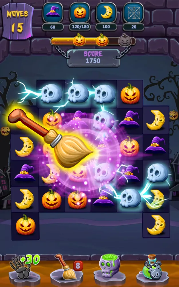 Witch Connect - Halloween game Screenshots