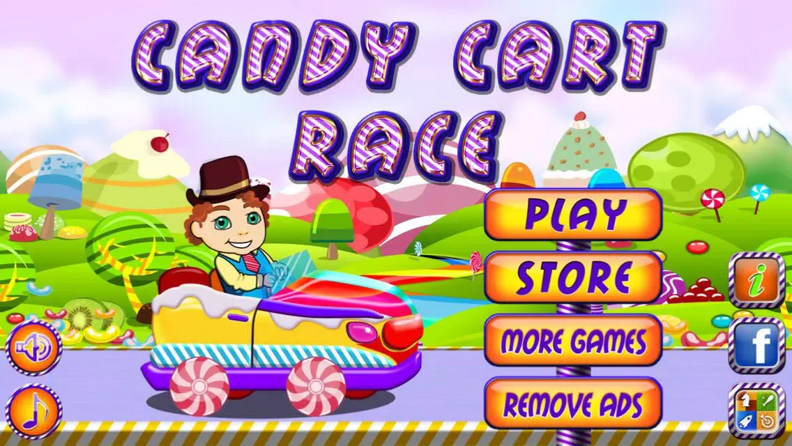 Sugar Cart Free - Top Sweets Race Game应用截图