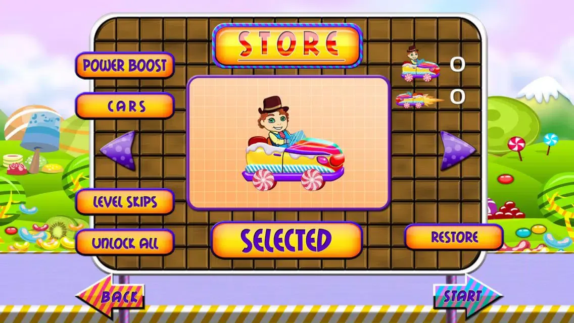 Sugar Cart Free - Top Sweets Race Game应用截图