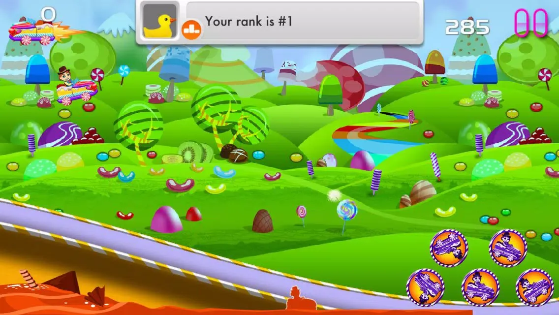 Sugar Cart Free - Top Sweets Race Game应用截图