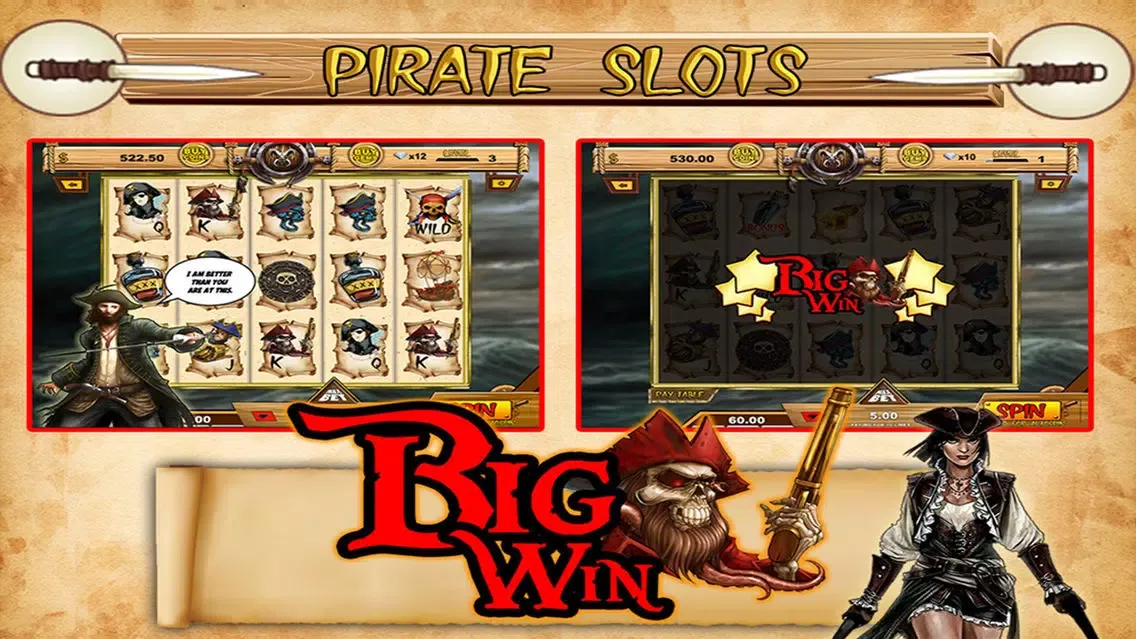 Tangkapan skrin `Epic Pirate Slots`