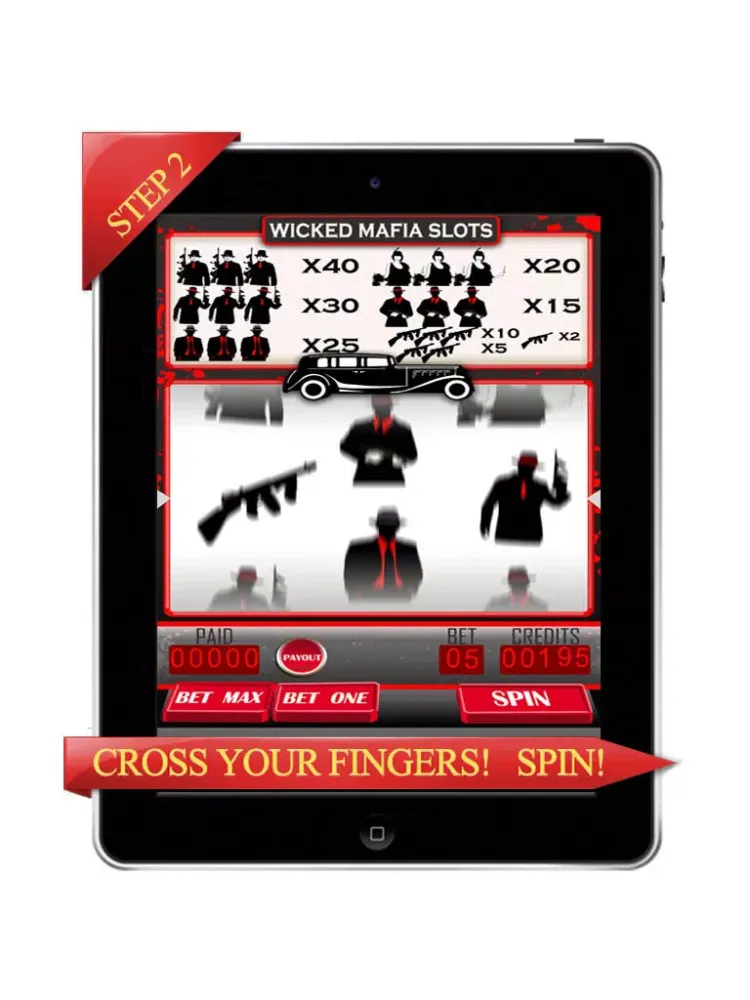 صور Wicked Mafia Mob Mania - Real Casino Slot Machine Experience iPad 
