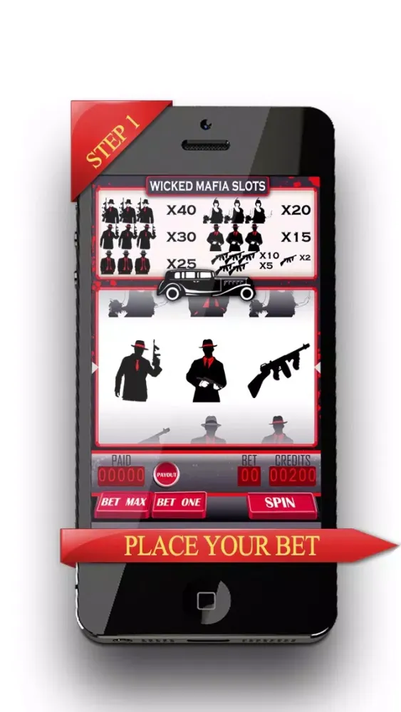 صور Wicked Mafia Mob Mania - Real Casino Slot Machine Experience