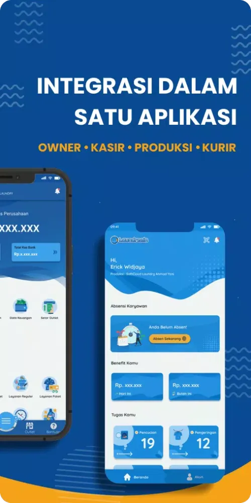 Laundreein - Kasir Laundry Screenshots