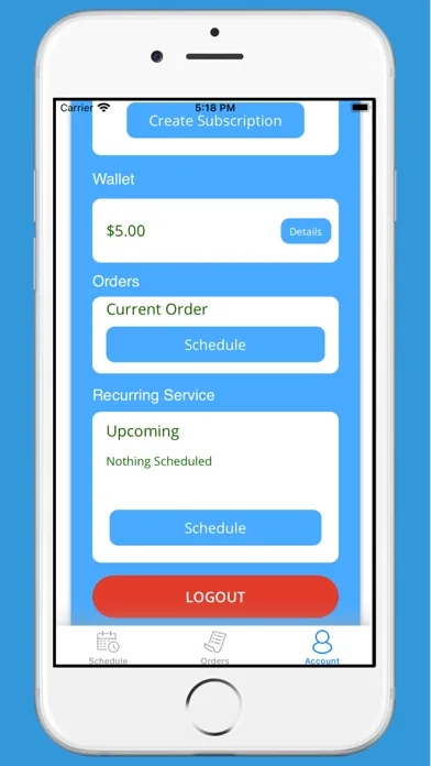 Tangkapan layar Laundry On Demand